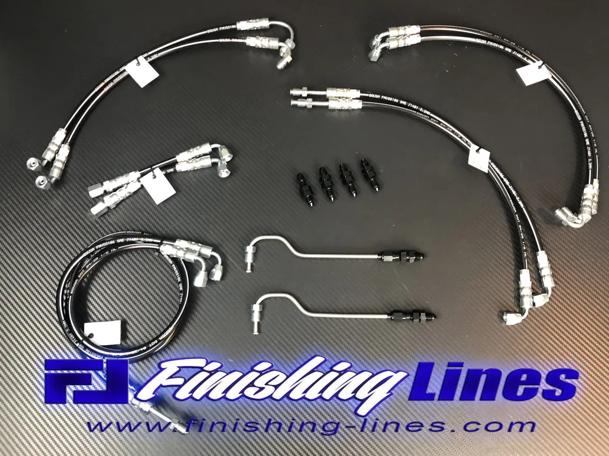 Rhd Eg Full Tuck Brake Line Kit (Stock Master Cylinder Setup) 1