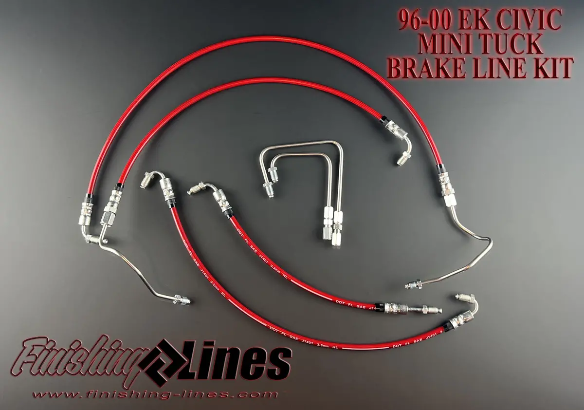 Ek Mini Tuck Brake Line Kit (Stock Master Cylinder Setup) 1