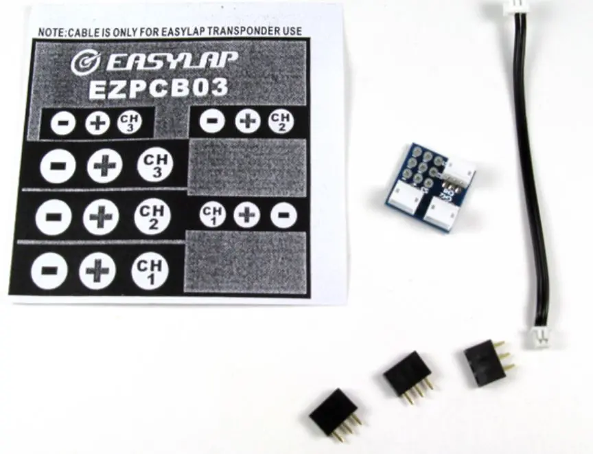 Easylap Jr Plug To Mini Jst Adaptor (For Sanwa 472/47T Receiver Use/Diy Version) Ezpcb03 1