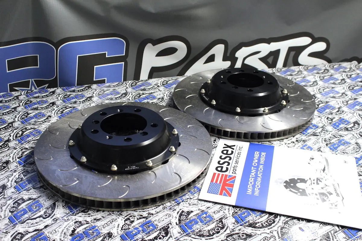 Ap Racing 2 Piece Rear J Hook Direct Replacement Rotors For Porsche Cayman Gt4, 911 Turbo 1