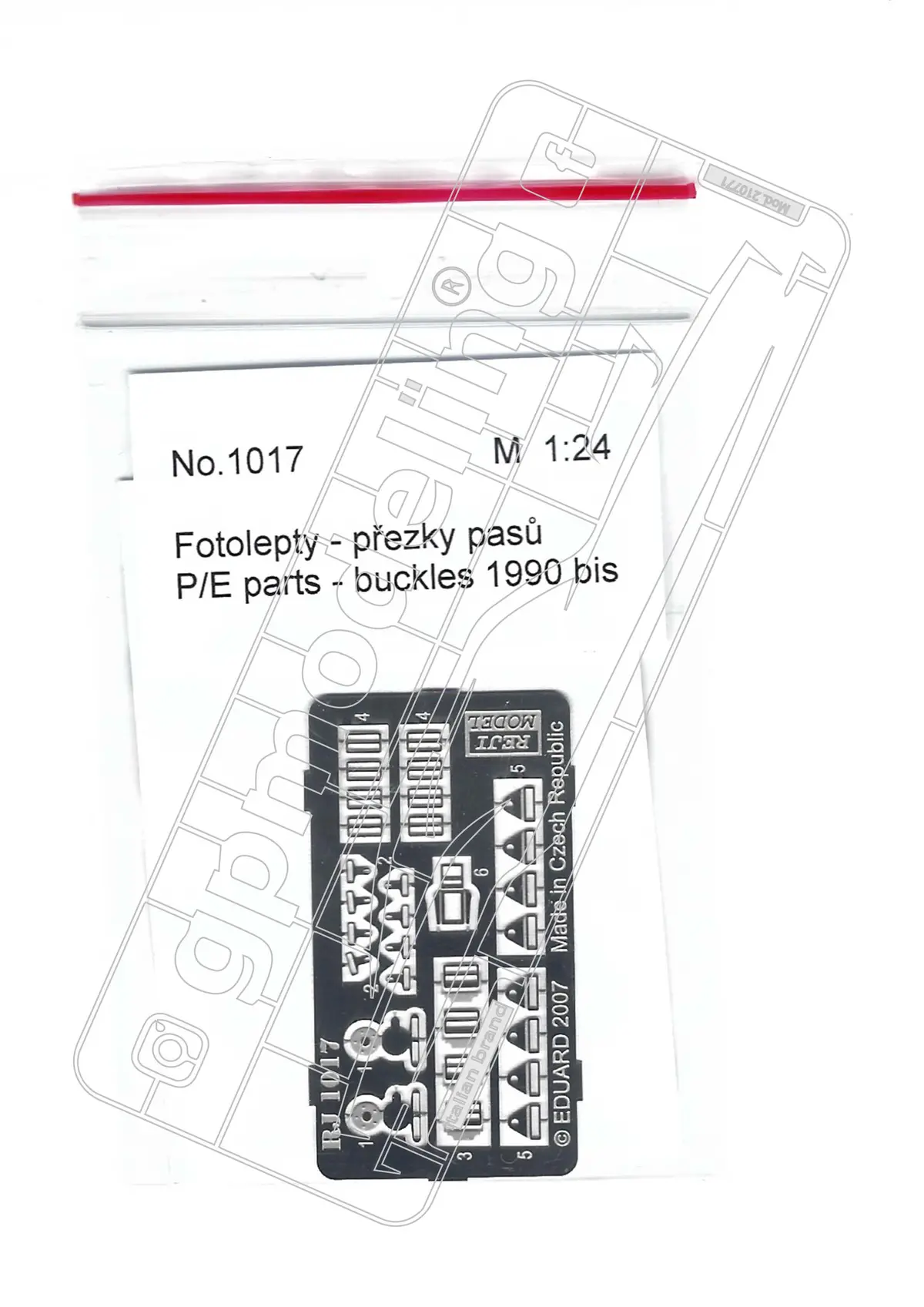 Reji Model Photo Etched Upgrade Set For Seat Belts 1