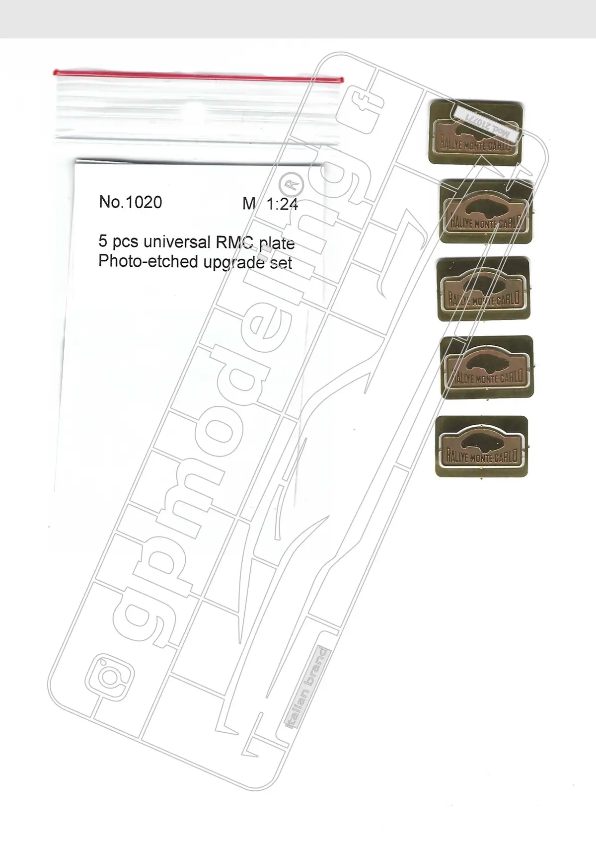 Reji Model Photo Etched Upgrade Universal Rmc Plate 1