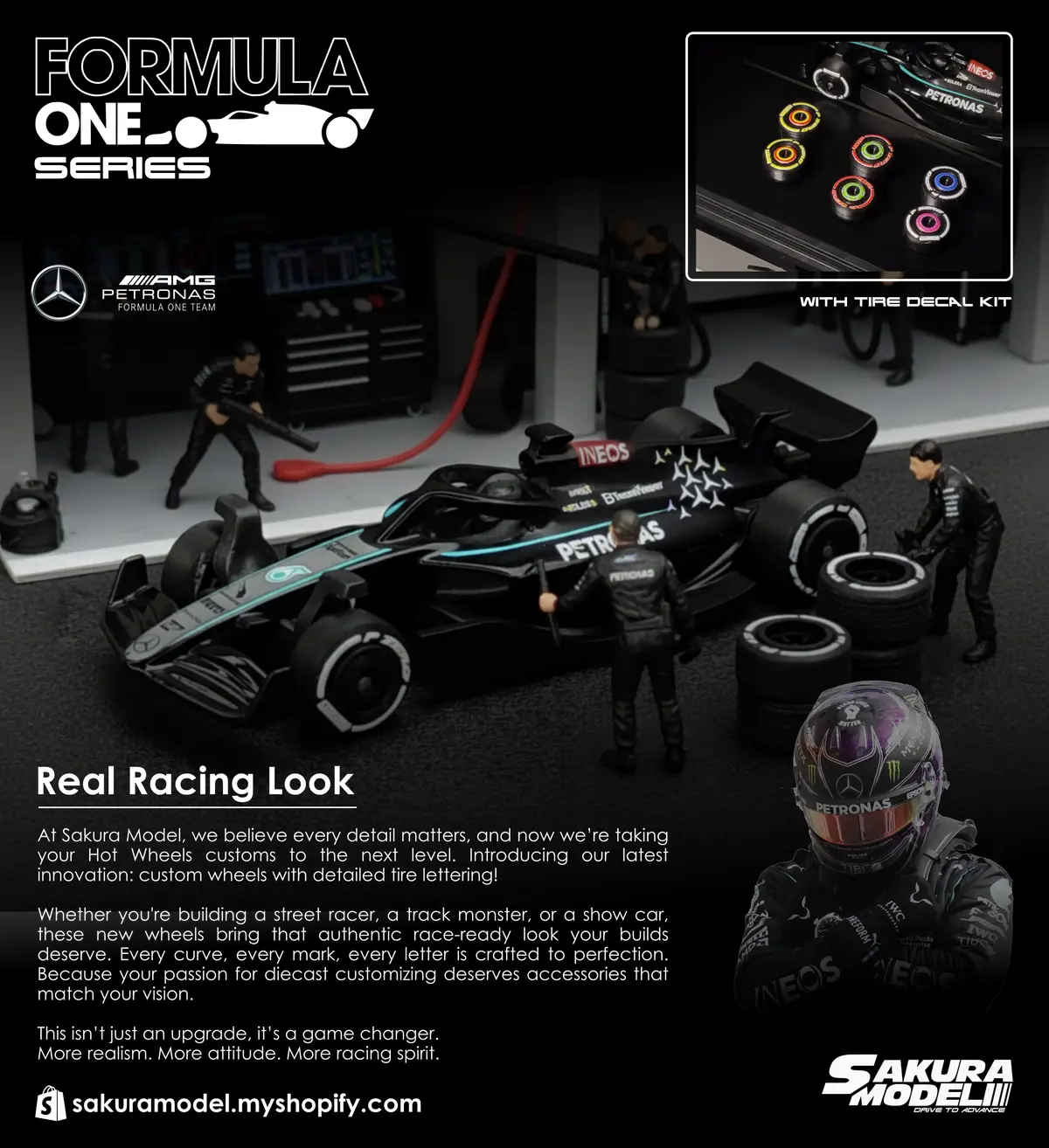 Custom Wheel 64 Scale Model 2024 Formula Wheels 1