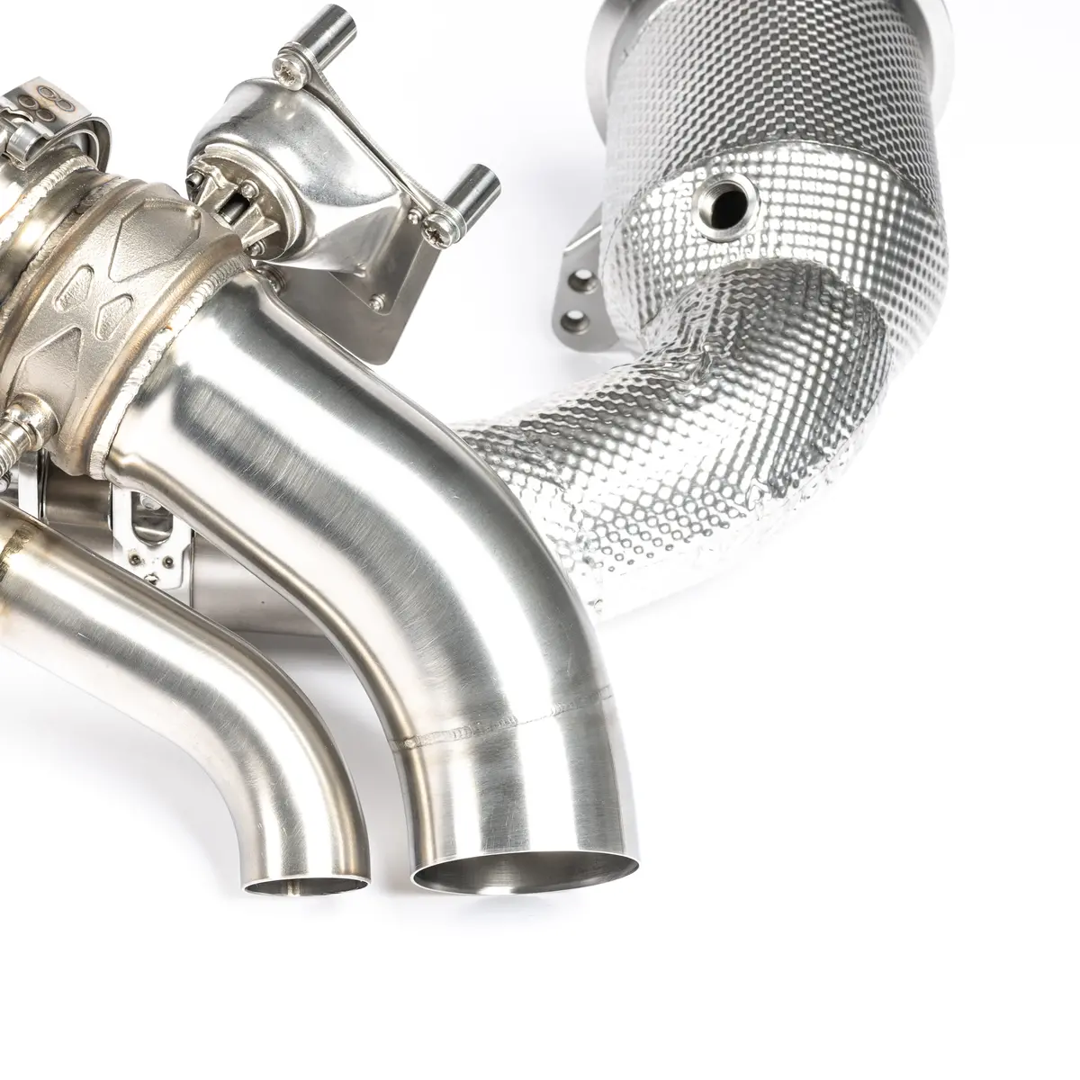 Titanium Race Pipe (Valved / Heat Shielded Race Cats) 2