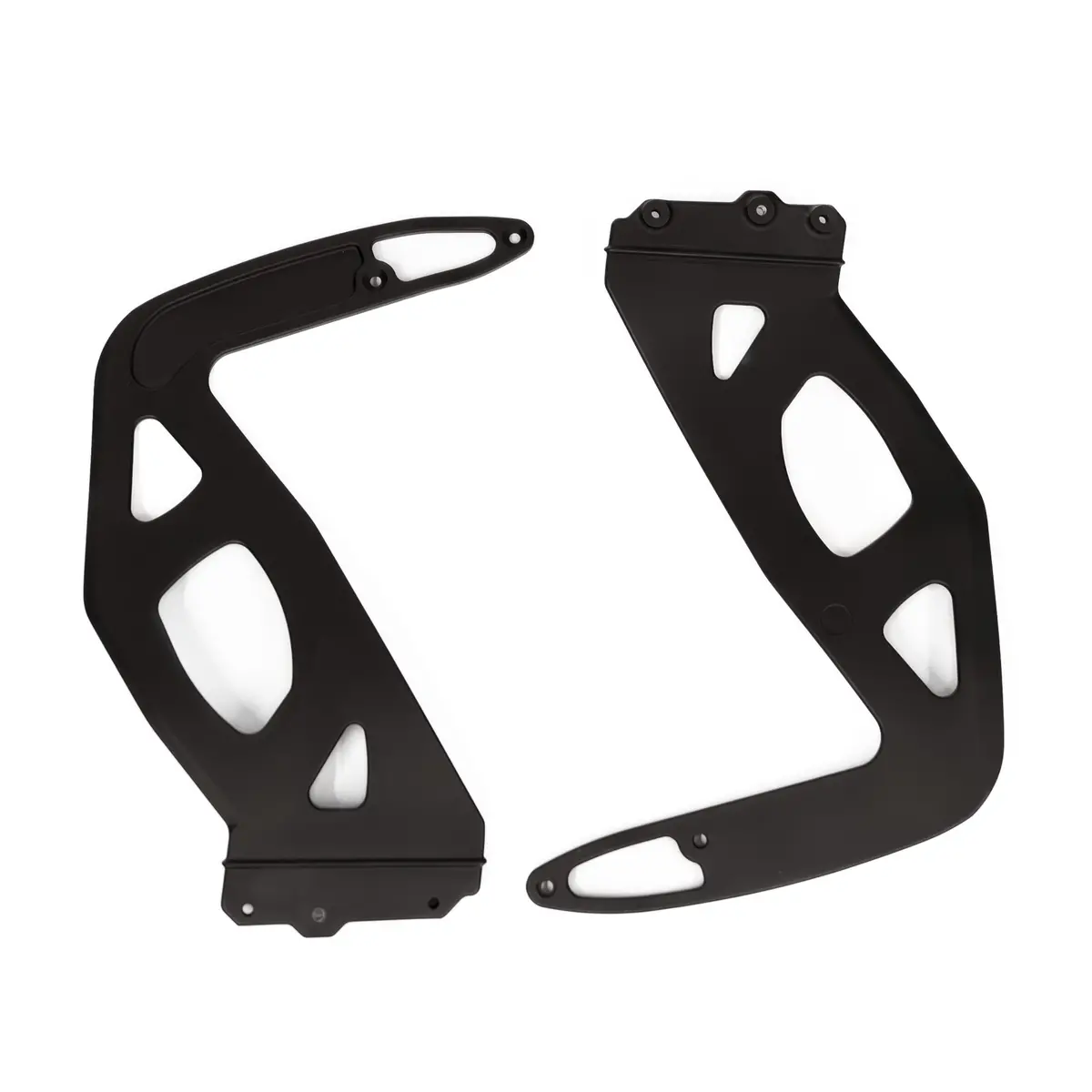 Billet Aluminium Wing Uprights (Black) 1