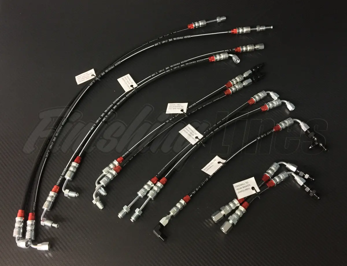 Ek Full Tuck Brake Line Kit (Brake Booster Deleted Setups) 1