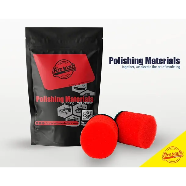 Fire Scale Modeler Finishing Polishing Pad 25Mm 1