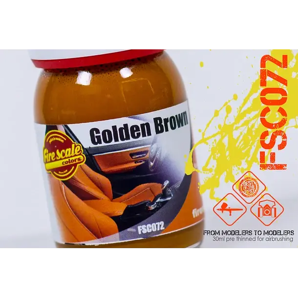 Fire Scale Modeler Interior Golden Brown Design 1