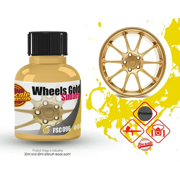 Fire Scale Modeler Subaru Wheels Gold 1