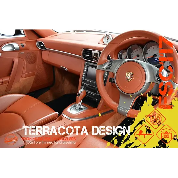 Fire Scale Modeler Interior Terracotta Design 1