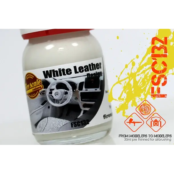 Fire Scale Modeler Interior White Leather Design 1