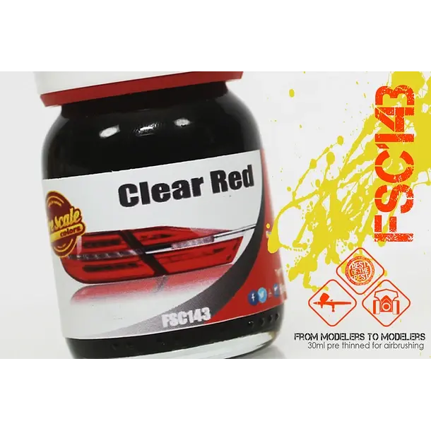 Fire Scale Modeler Clear Red 1