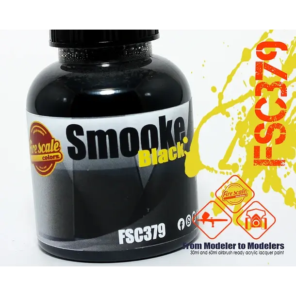 Fire Scale Modeler Clear Smooke Black 1