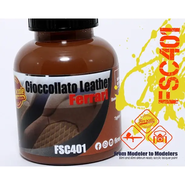 Fire Scale Modeler Interior Cioccolato Ferrari Leather 1