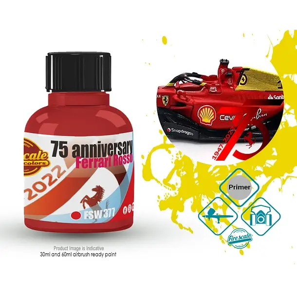 Fire Scale Modeler Rosso 75 Anniversary Ferrari 1