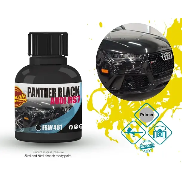 Fire Scale Modeler Audi Rs7 Colors Panther Black 1