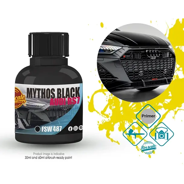 Fire Scale Modeler Audi Rs7 Colors Mythos Black 1