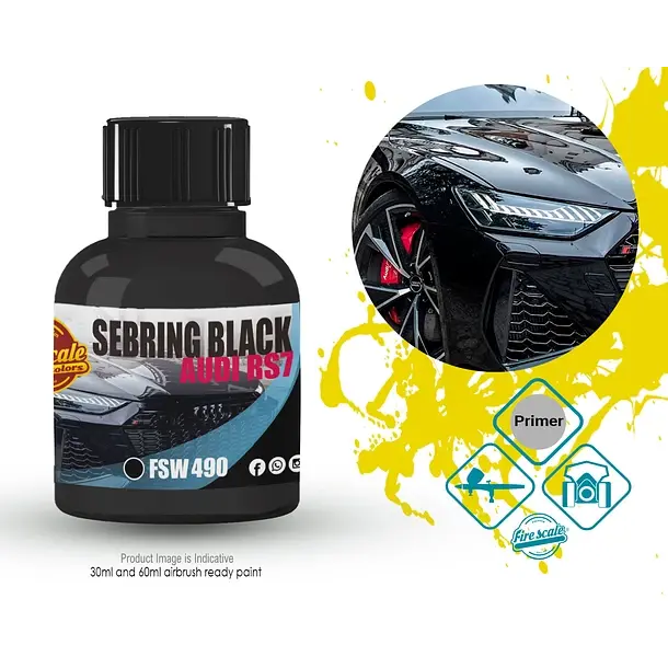 Fire Scale Modeler Audi Rs7 Colors Sebring Black 1