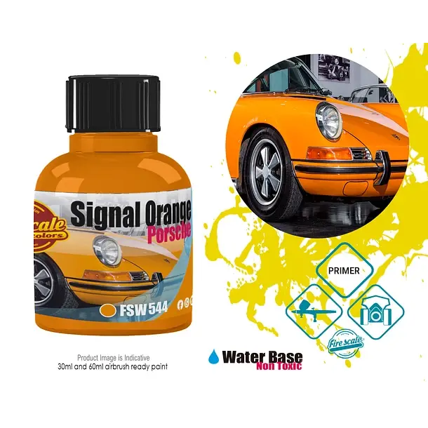 Fire Scale Modeler Signal Orange Porsche 1