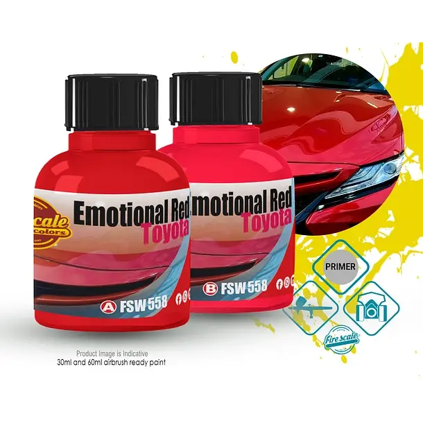 Fire Scale Modeler Emotional Red Toyota 1