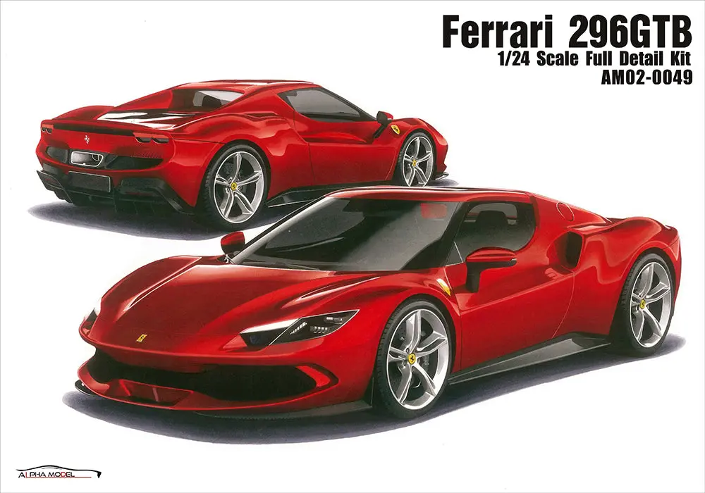 Alpha Model Ferrari 296 Gtb In 1:24 Scale 1