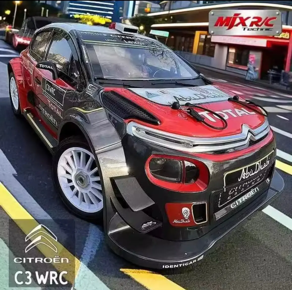 Mjx Hyper 1:7 Brushless 7303 Remote Control Racing Car C3 Simulation Citroen High-Speed Off-Road Vehicle Toy Rc Car 1