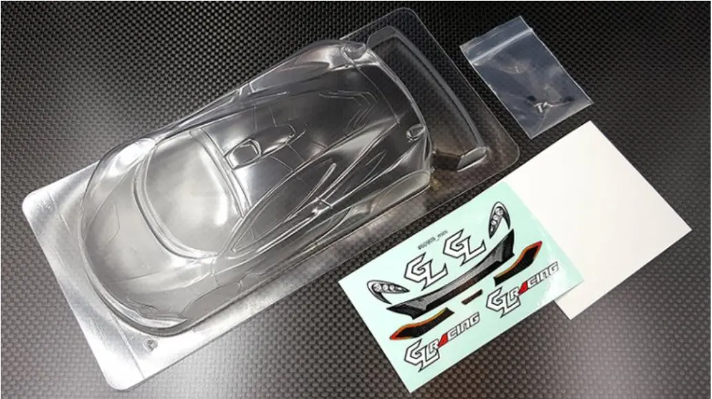 Gl Racing 1/28 P1m Lexan Body (98Mm Wb) Gbl001-P1m 1