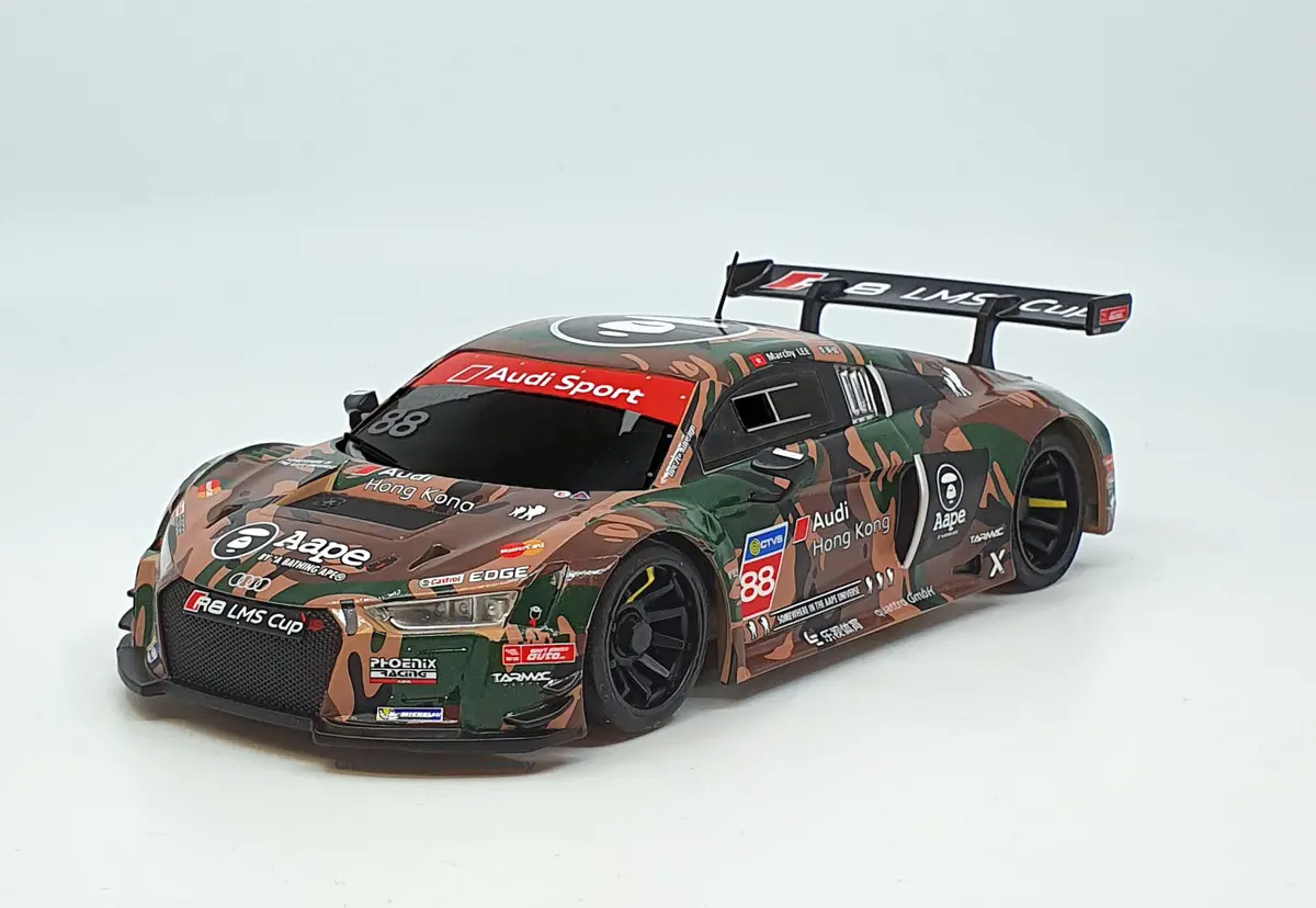 Gl Racing Audi Sports R8 Lms-08 [(Green Camouflage) Gbl009-R8lms 1
