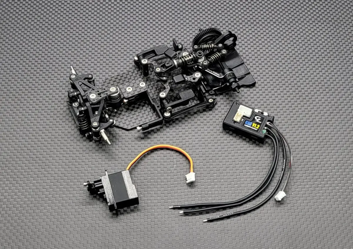 Glr-Gt 1/28 Rwd Chassis - W/O Rx Gl-Gt-001-Kset-90Mm 1