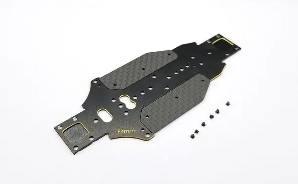 Gl Racing Gla-V2-94Mm Narrow Brass Chassis (Gla-V2-046-94Mm) 1
