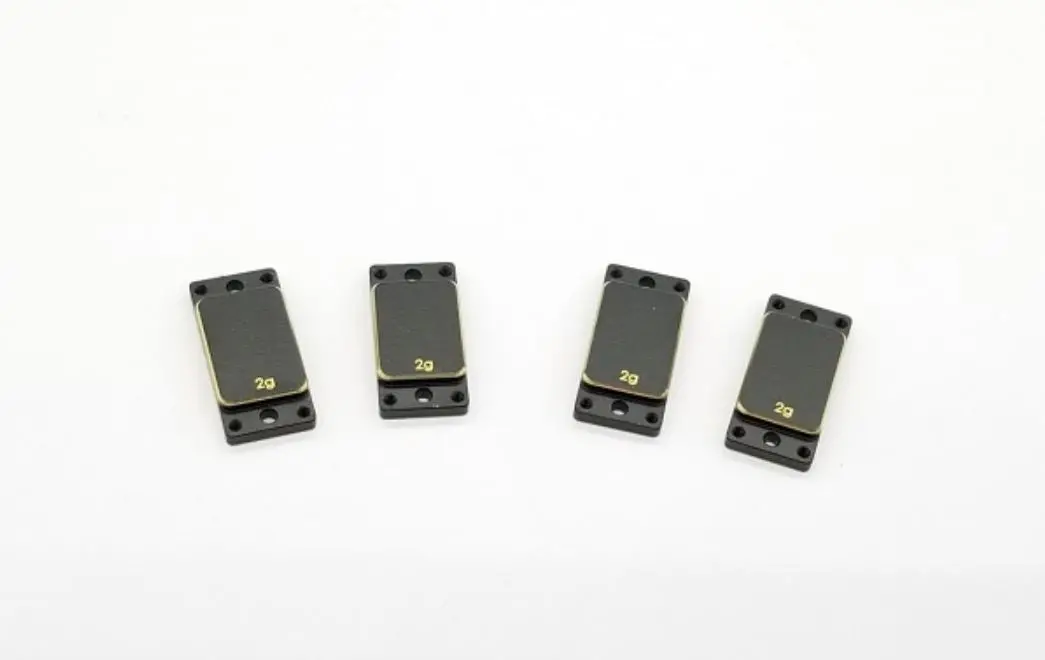 Glf-1 Brass Left/Right Plates - (2.0G X 4Pcs) Glf-Op-014 1