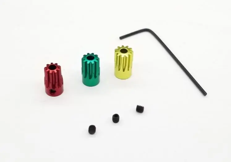 Alu. Hard Coated 64 Pitch Pinion Set(9,10,11T Included) Glr-0633-Set 1