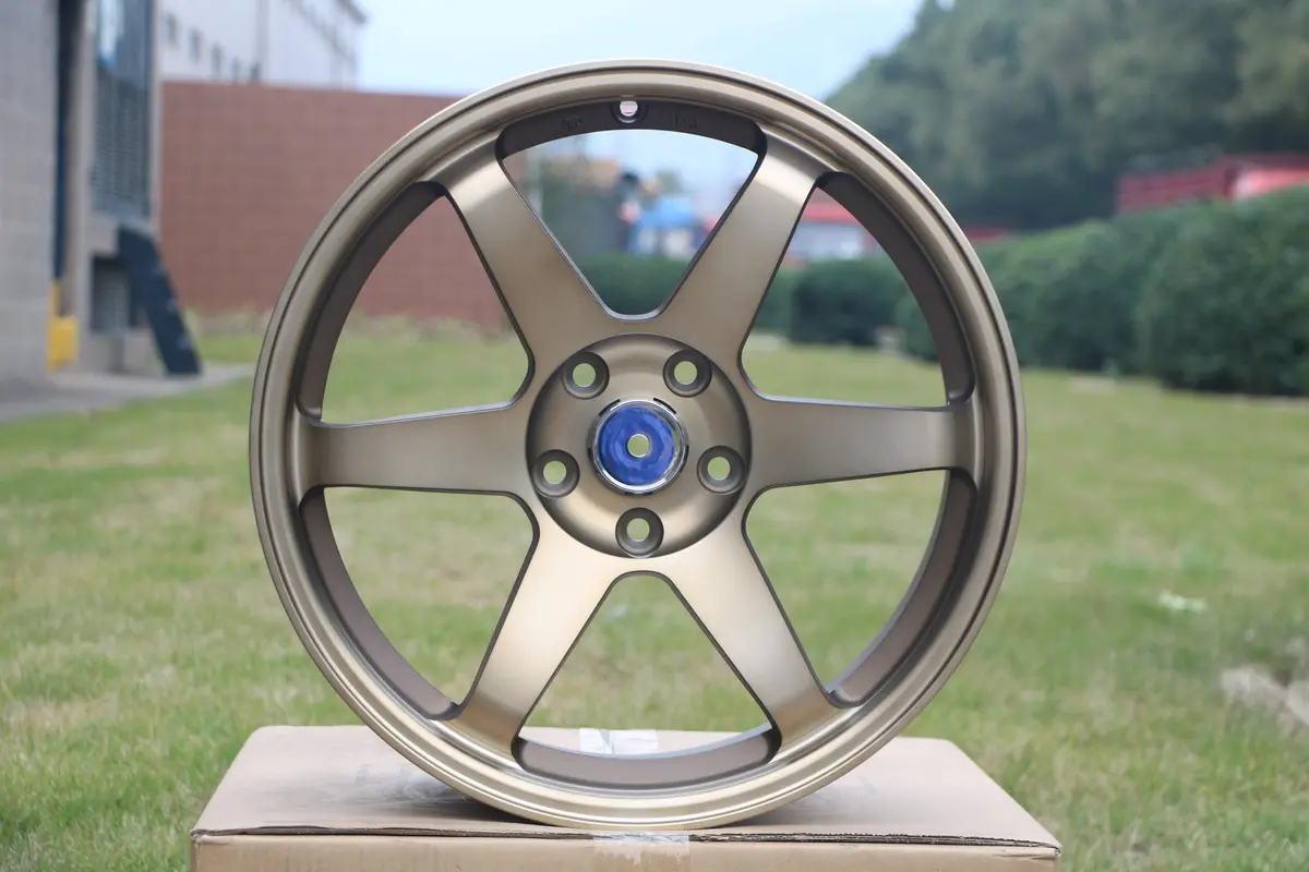 15" Te37 Style Wheels 1
