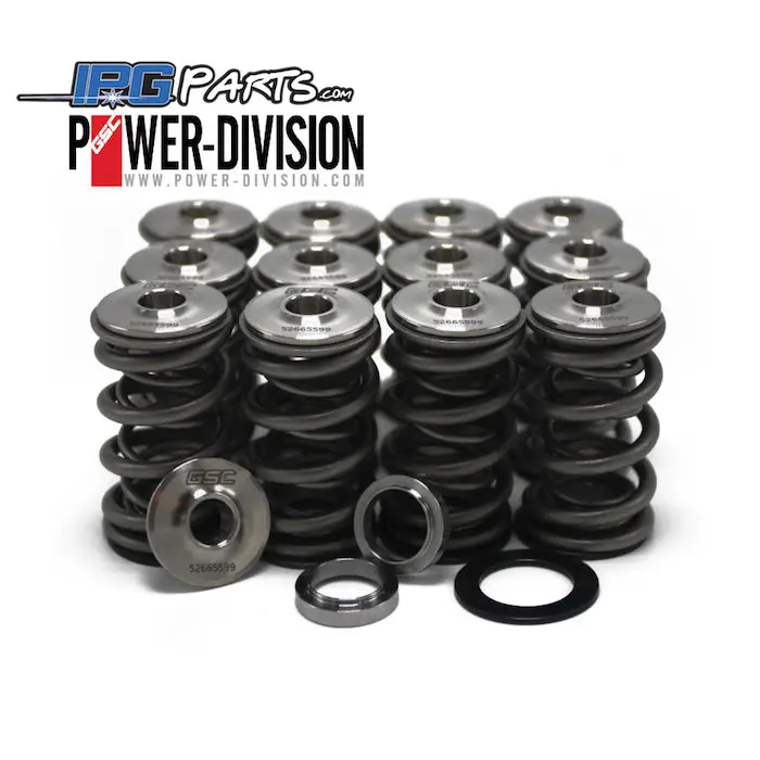 Gsc Power Division 125Lb Dual Valve Springs Kit With Titanium Retainers For Toyota Supra 2Jz 2Jzgte Engines 1
