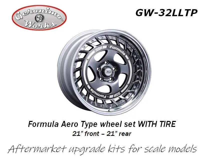 Geronimoworks Formula Aero Type Wheel Set 21" - 21" With Pirelli Tire 1
