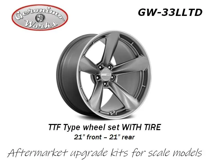 Geronimoworks Ttf Type Wheel Set 21" - 21" With Dunlop Tire 1