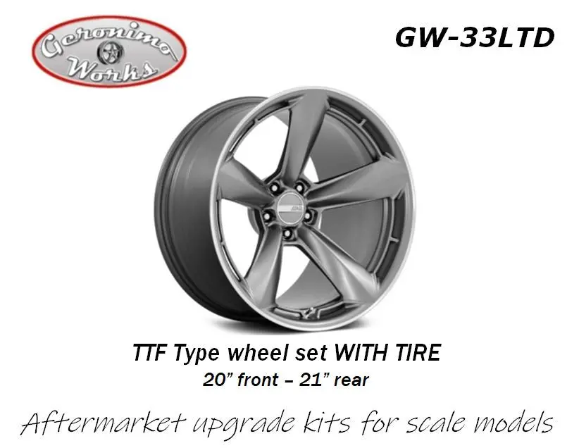 Geronimoworks Ttf Type Wheel Set 20" - 21" With Dunlop Tire 1