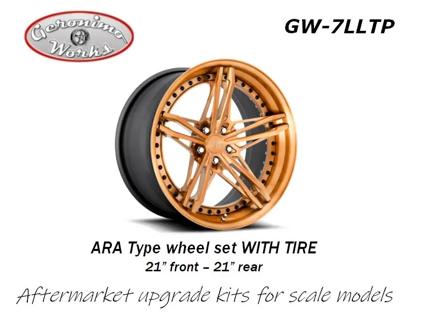 Geronimoworks Ara Type Wheel Set 21" - 21" With Pirelli Tire 1