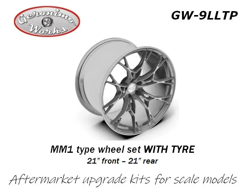 Geronimoworks Mm1 Type Wheel Set 21" - 21" With Pirelli Tire 1