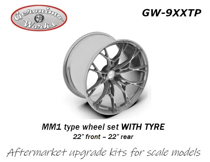 Geronimoworks Mm1 Type Wheel Set 22" - 22" With Pirelli Tire 1