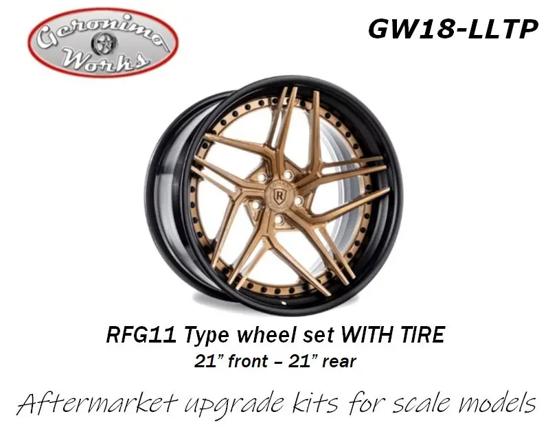Geronimoworks Rfg11 Type Wheel Set 21" - 21" With Pirelli Tire 1