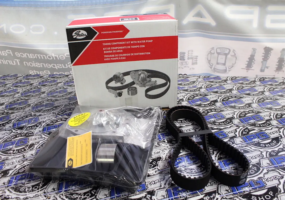 Gates Water Pump Tensioner And Timing Belt Kit For Honda And Acura B16 B17 B18 B18a B18b B18c B20 D15 D16 H22 Engines 1