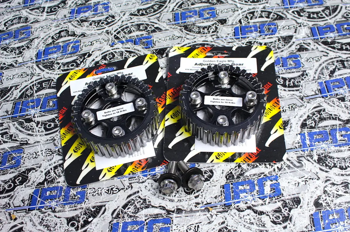 Golden Eagle Adjustable Cam Gears For Honda & Acura B16 B18c Series Vtec Engines 10