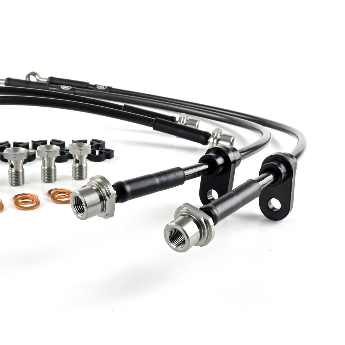 Hel Performance Brake Lines For Porsche 928, Stainless Steel Braided 2