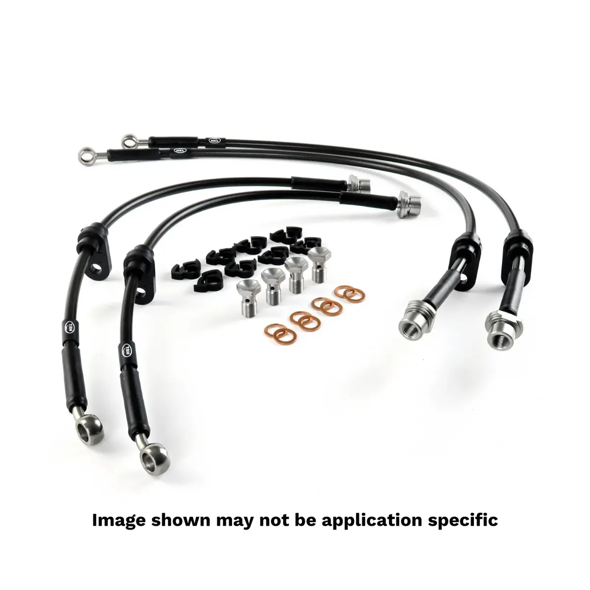 Hel Performance Brake Lines For Porsche 911 All Models 1965-1975, Stainless Steel Braided 1