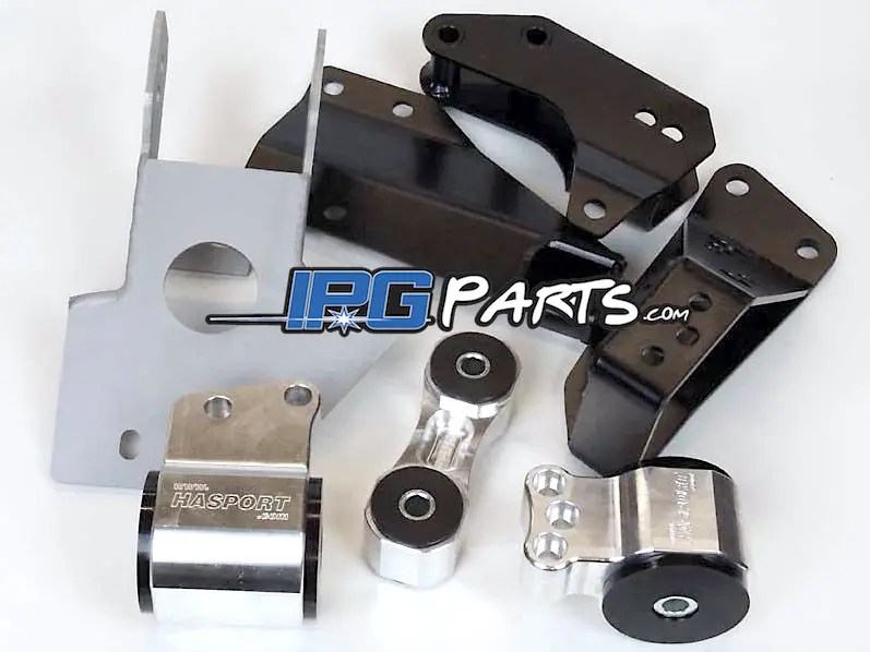 Hasport Efk2 Engine Motor Mounts Fits Honda Acura K20 K24 1988-1991 Civic & Crx Ef 1