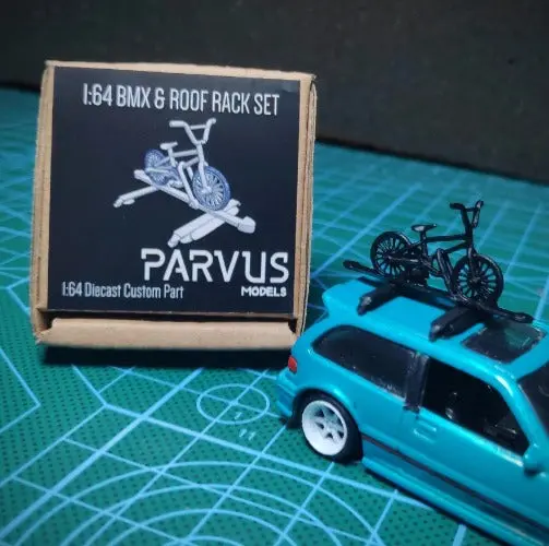 Parvus Models 1:64 Bike Rack Bmx 1