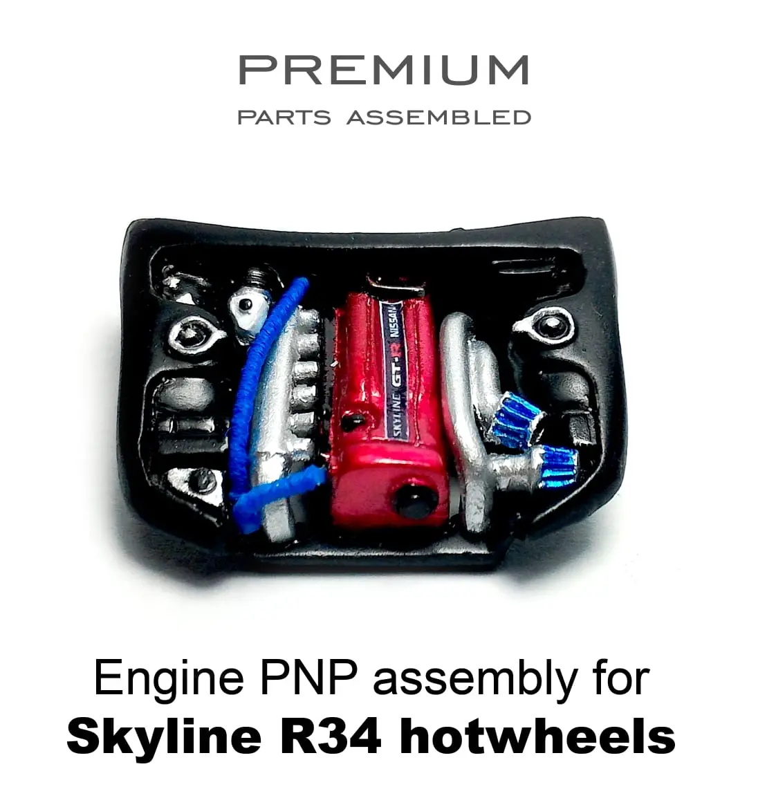 Engine Pnp Hotwheels Skyline R34 (Rb26det) Bmj 1