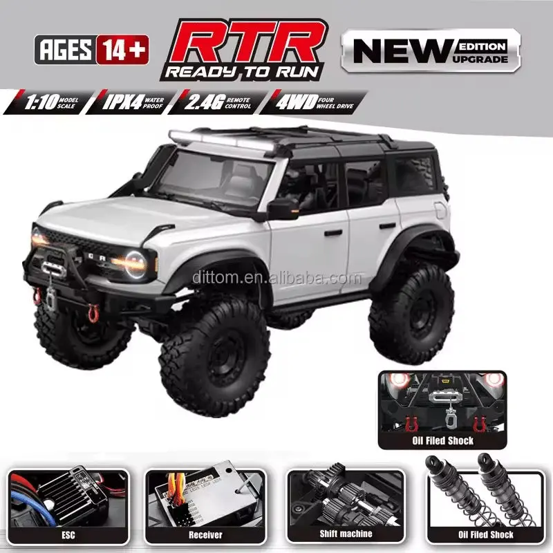 Hbr1001-2 1002-2 1003-2 1004-2 1005-2 1006-2 Wilderness Rc Bronco Scale 1/10 6