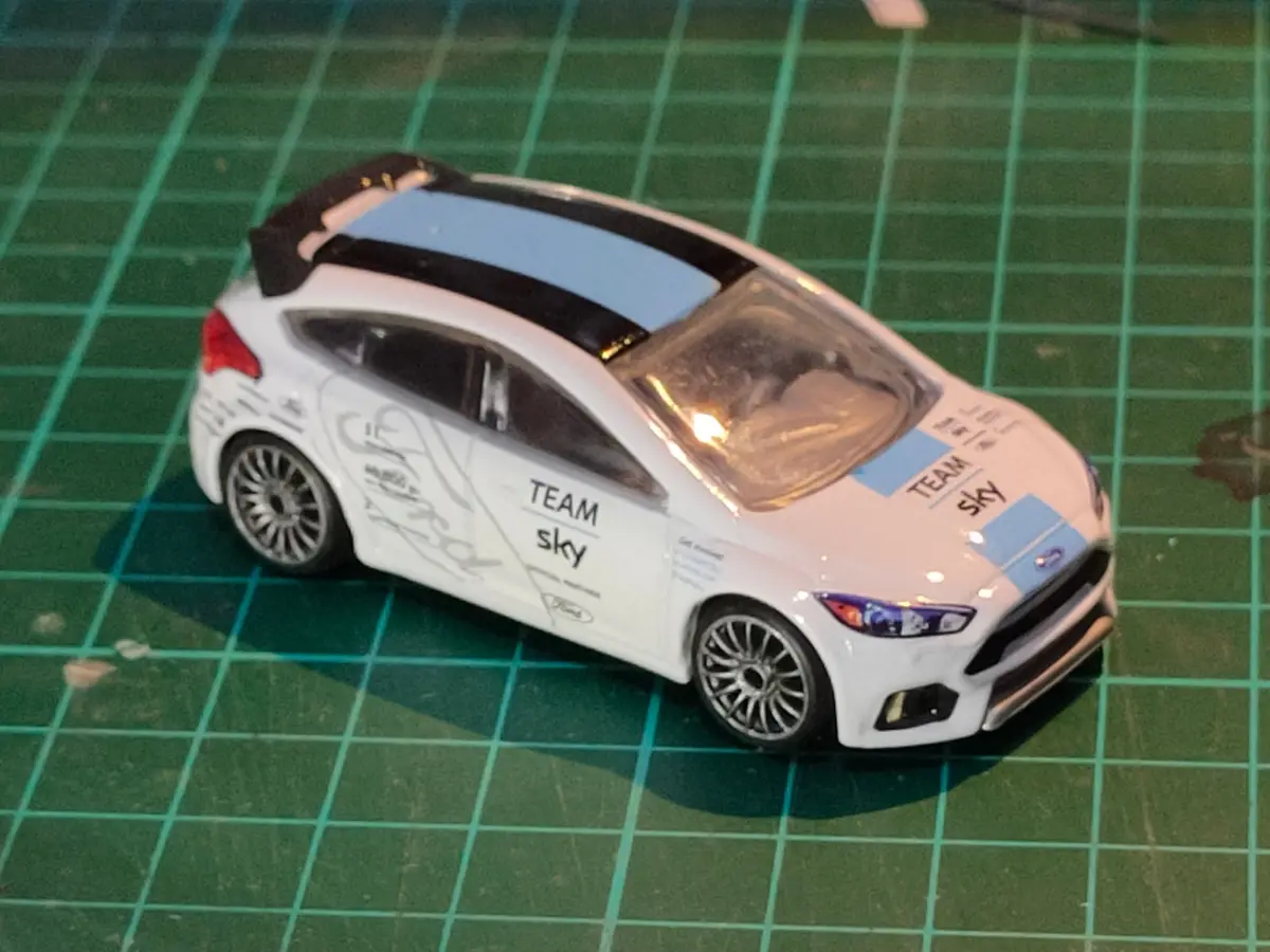 Decal Set Hot Wheels Ford Focus Rs Team Sky 1